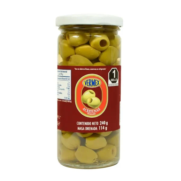 Aceitunas frasco vermex 70 gr