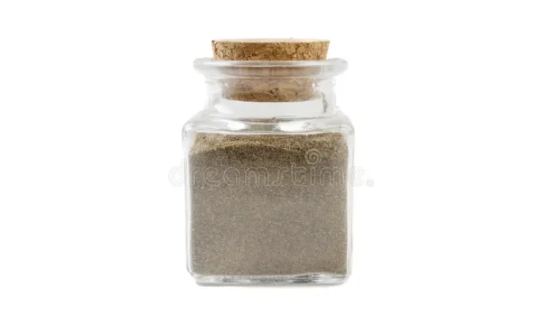 Pimienta molida frasco