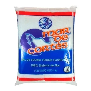 Sal mar de cortes de 1 kg bolsa