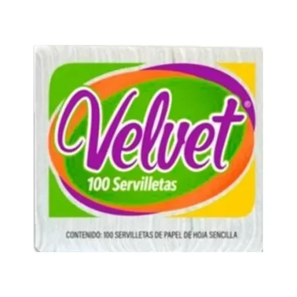 Servilletas velvet con 100