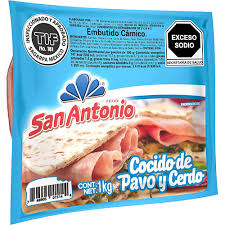 Jamon para sandwich san antonio 1 kg