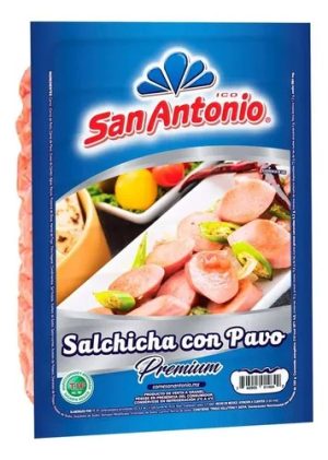 Salchicha de pavo san antonio paquete 2.5 kg